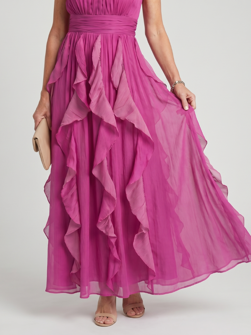 Bojana  | Robe Maxi avec Volants