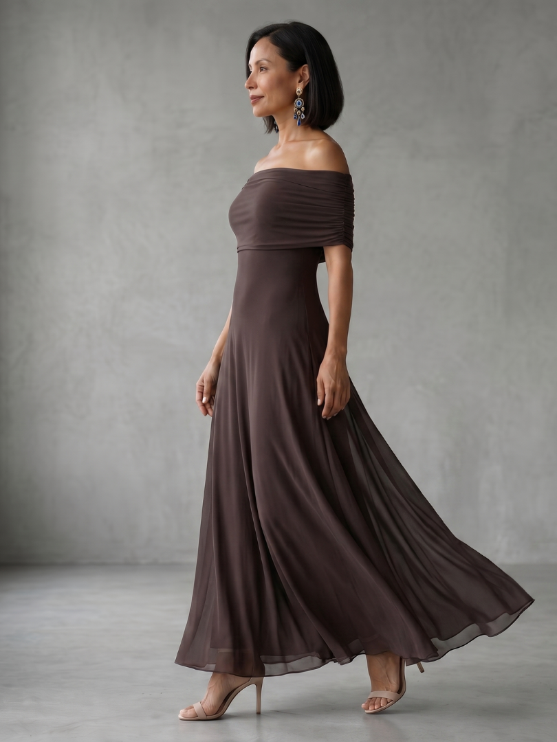 Kristina  | Robe Midi à Dos Nu