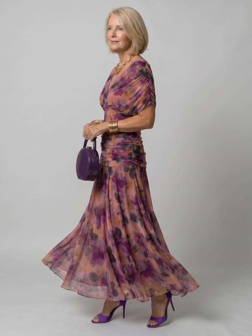 Milena  | Robe Midi à Bretelles