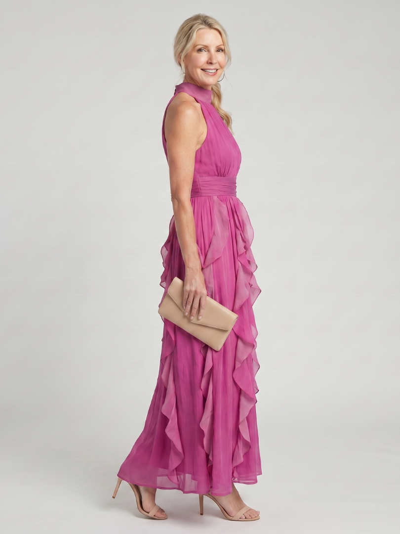 Bojana  | Robe Maxi avec Volants
