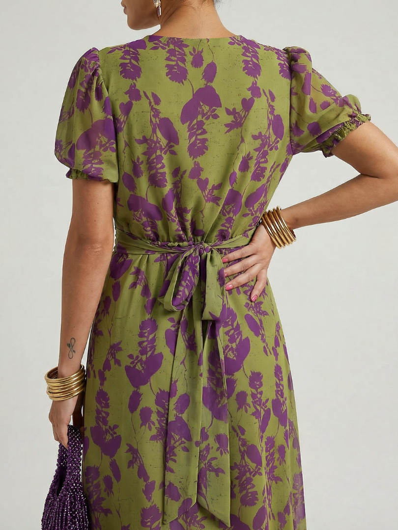 Sofija | Robe midi fleurie décontractée