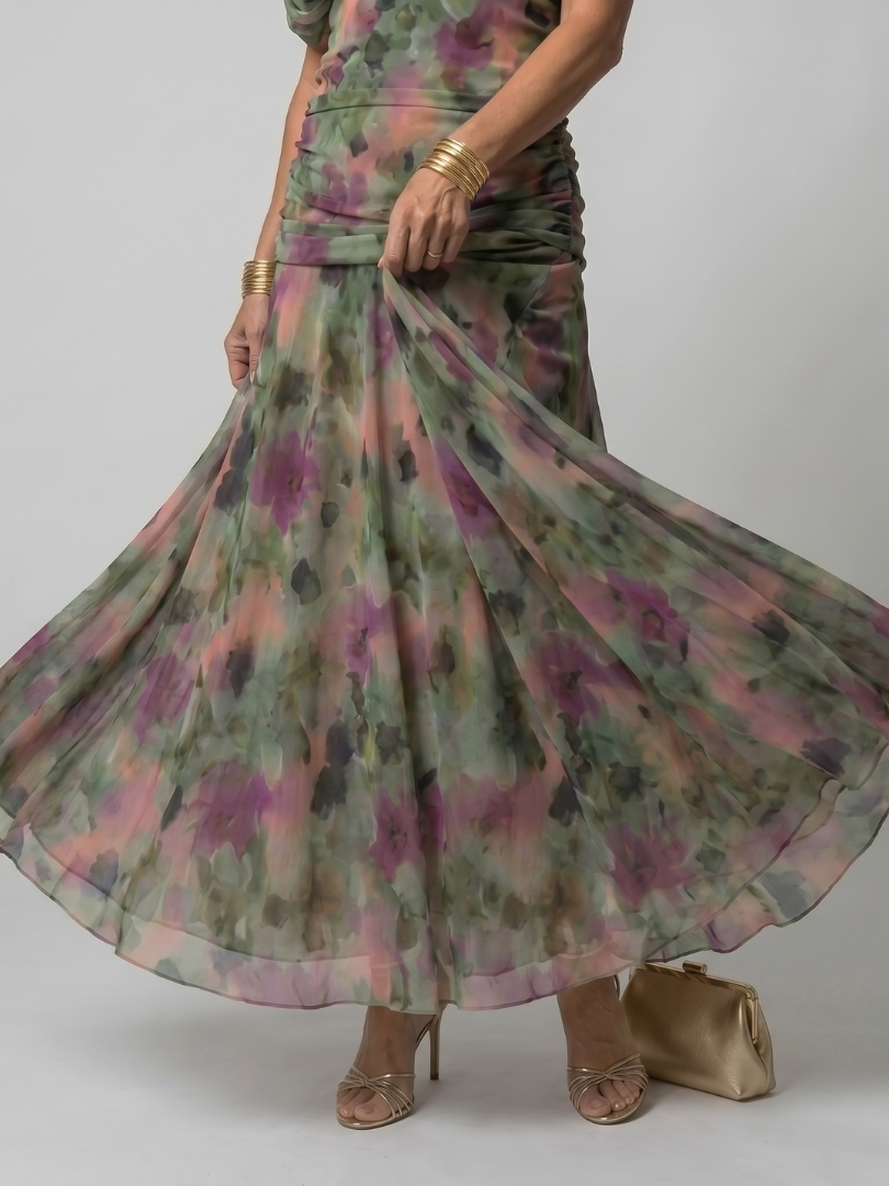 Milena  | Robe Midi à Bretelles