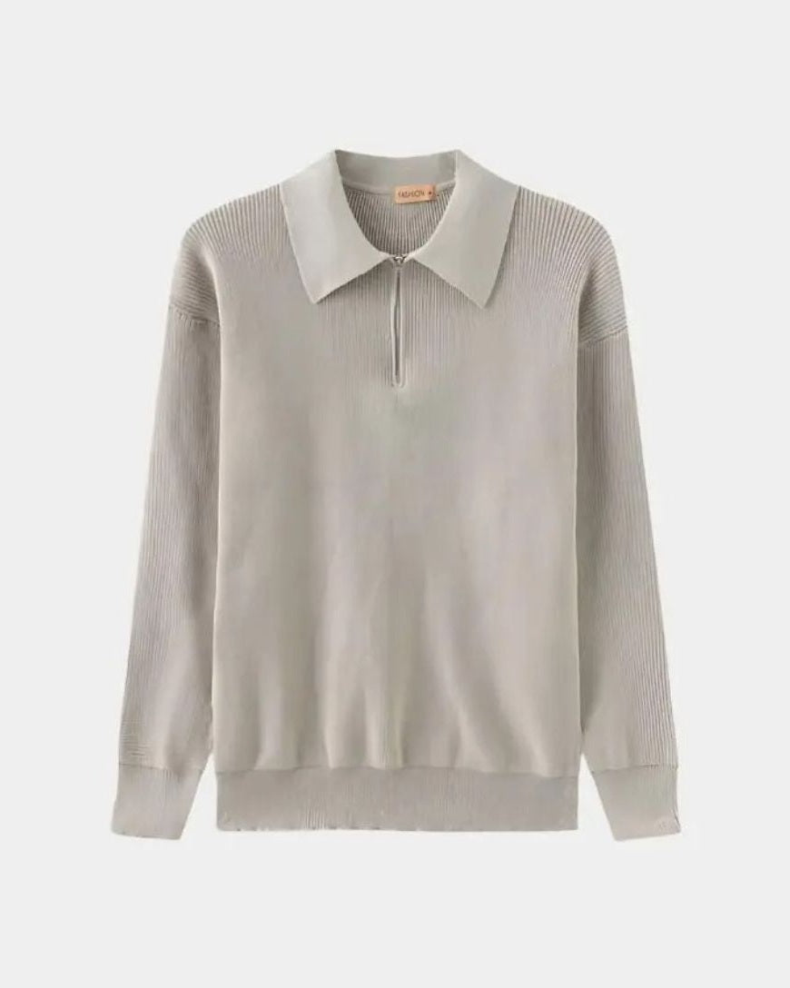David™ | Pull Polo avec Zip