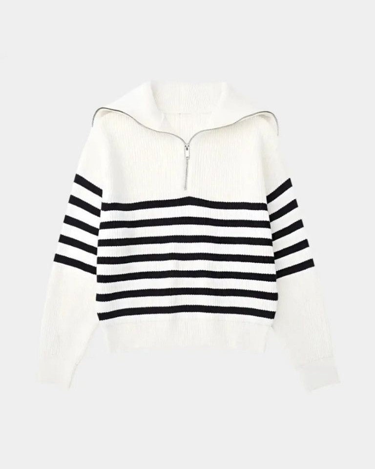 Felix™ | Pull en Maille à Rayures