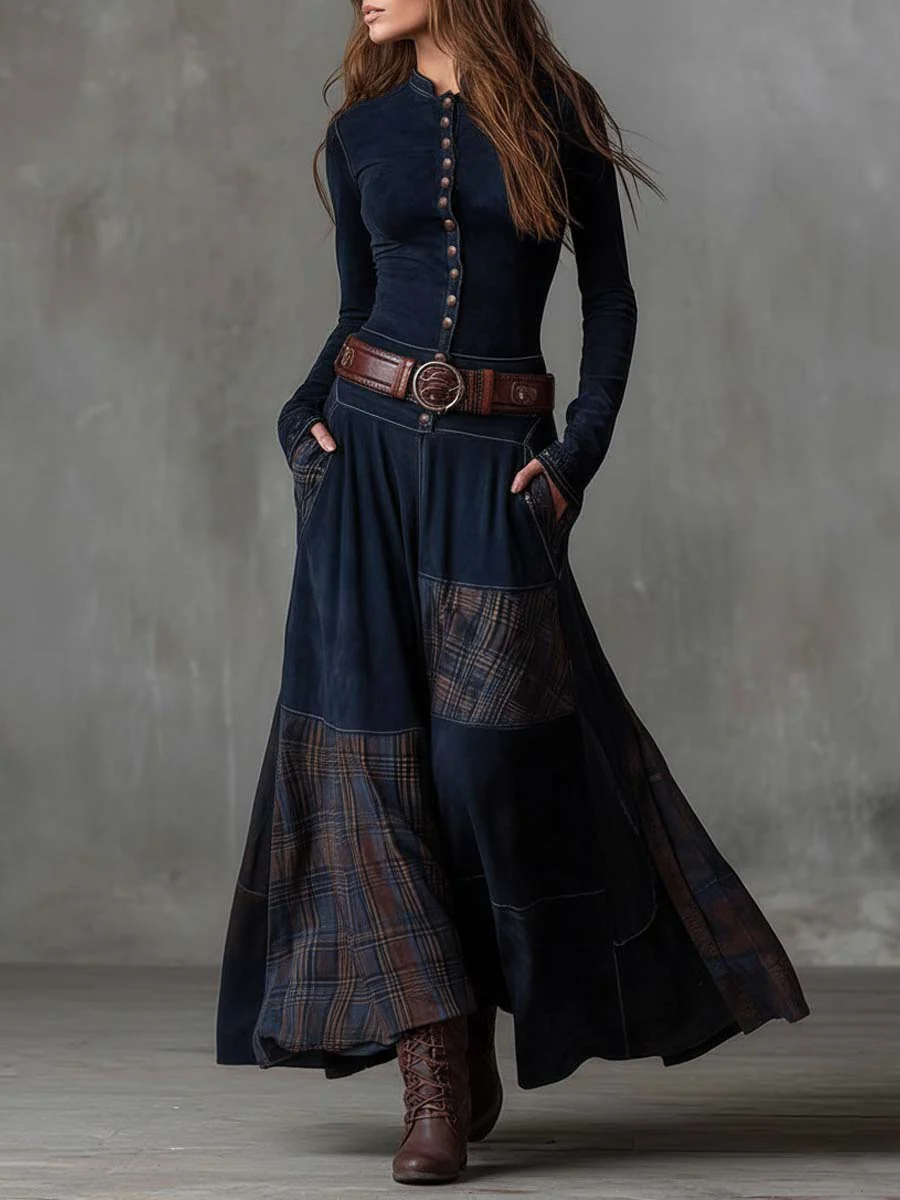 Jada | Robe maxi avec ceinture