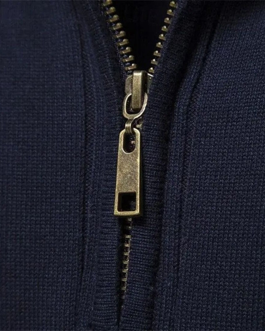 Mikkel™ | Pull en Coton avec Demi-Zip