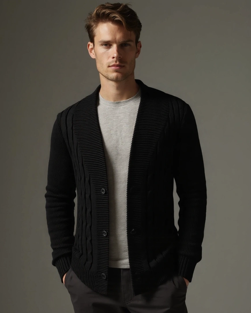 Noah™ | Cardigan Élégant pour Hommes