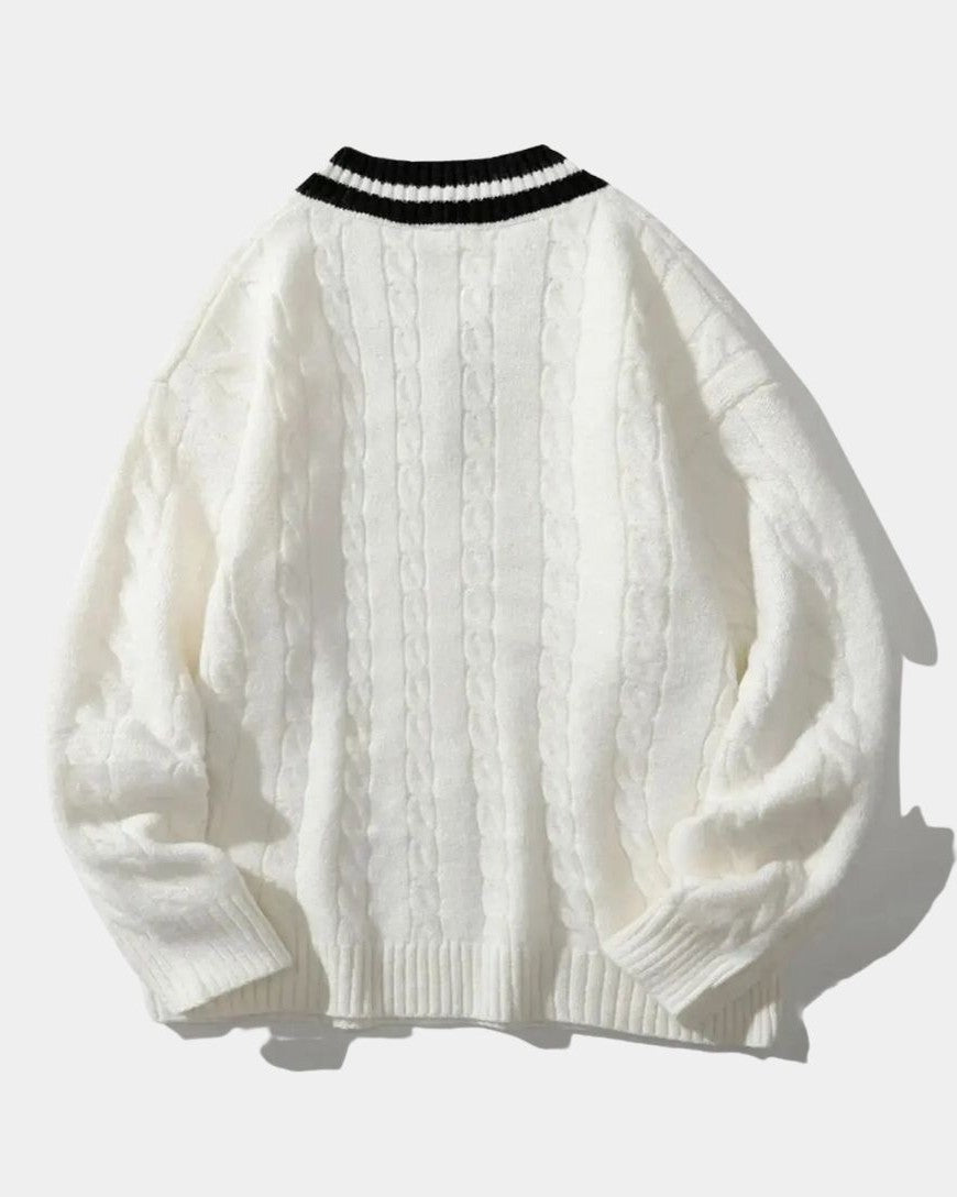 Poul™ | Tricot avec Décolleté en V