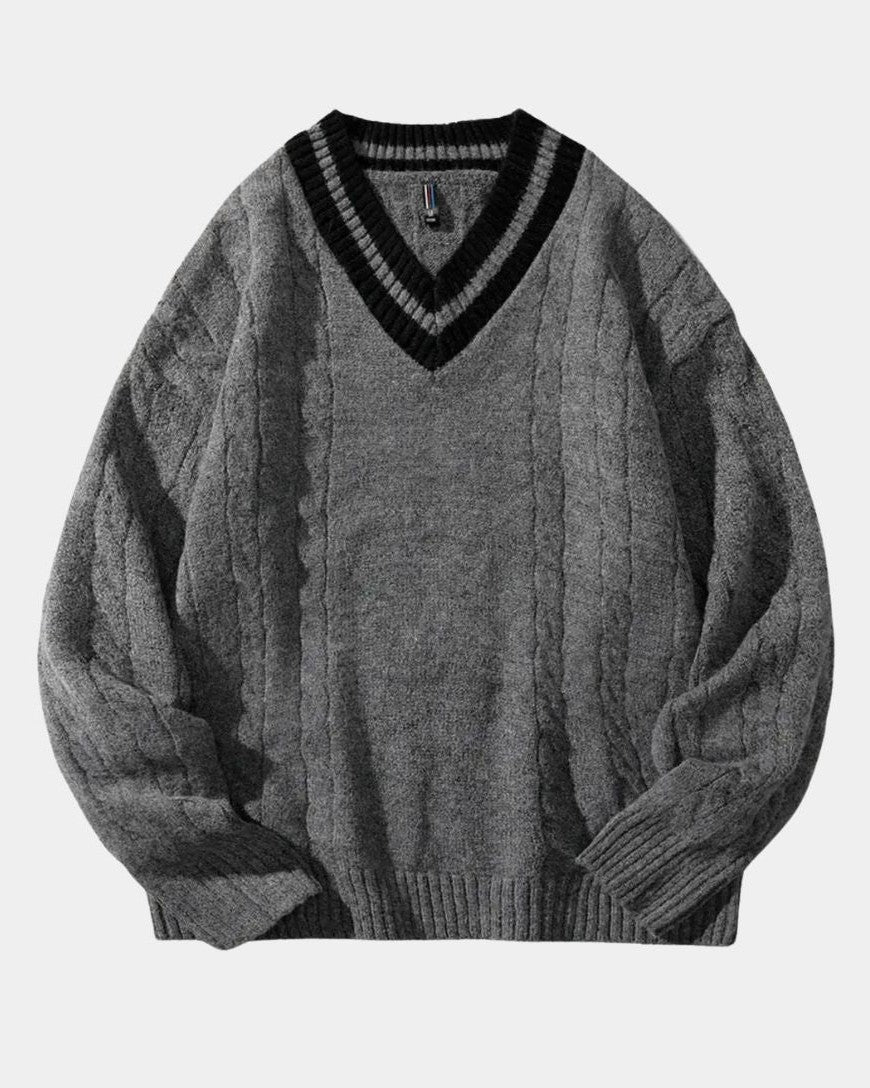 Poul™ | Tricot avec Décolleté en V