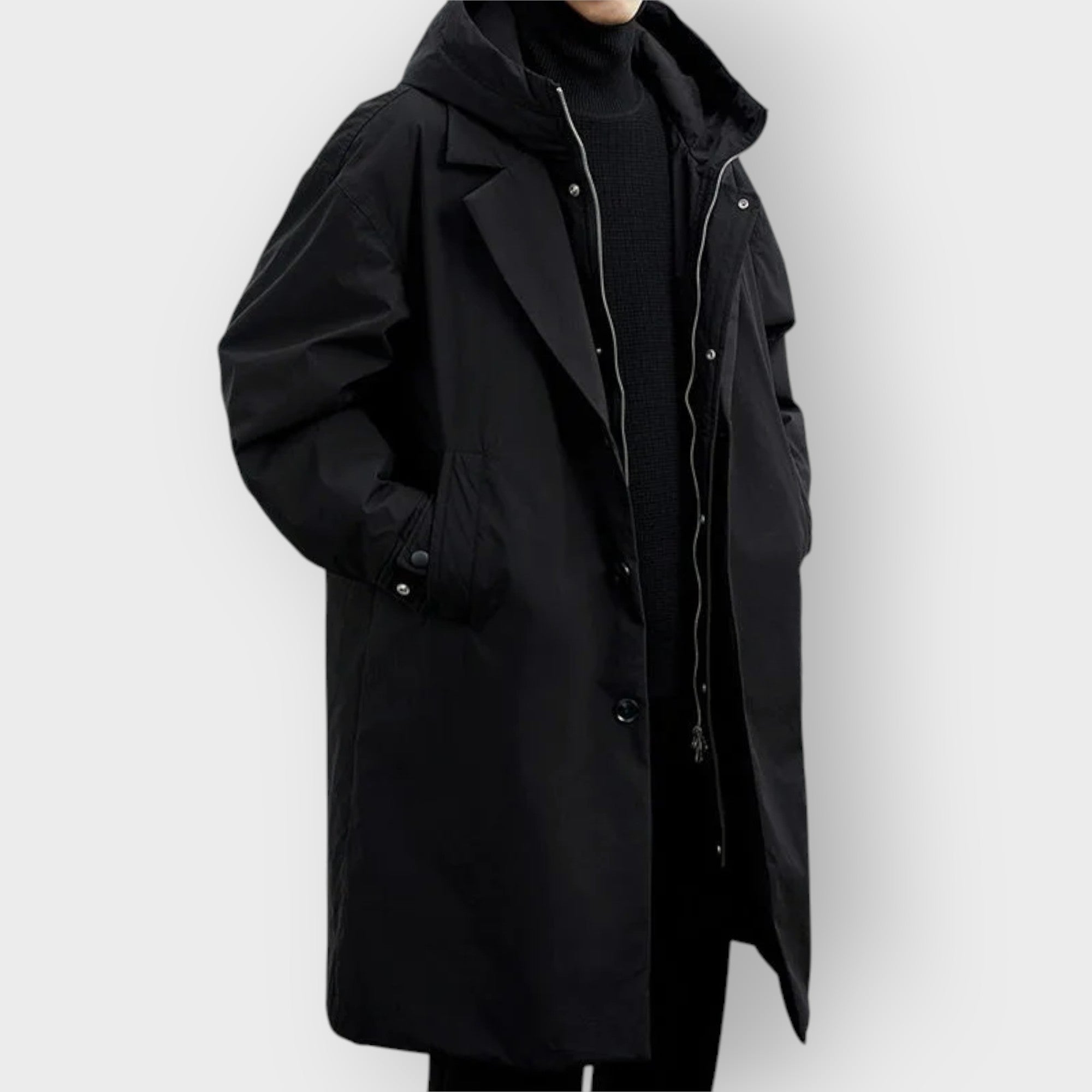 Luc™ - Manteau d'Hiver Long Élégant