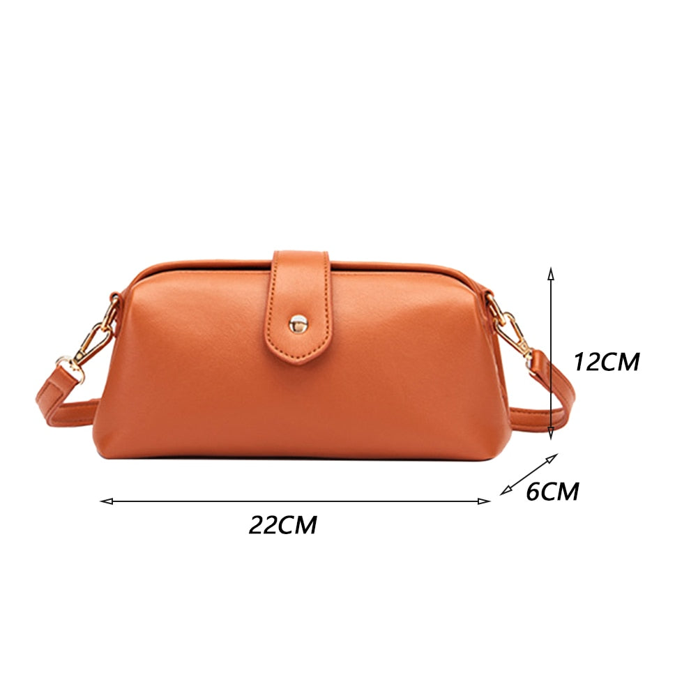 Fabienne - Sac en cuir rétro, fait main