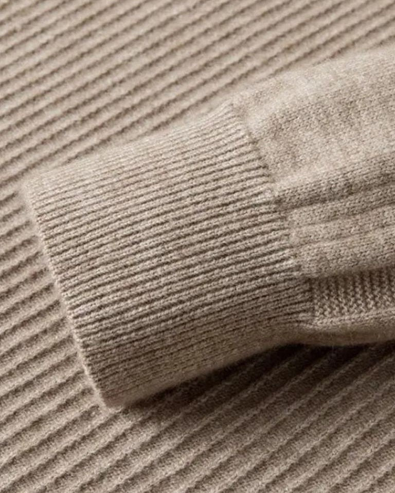 Vilhelm™ | Pull Basique avec Demi-Zip