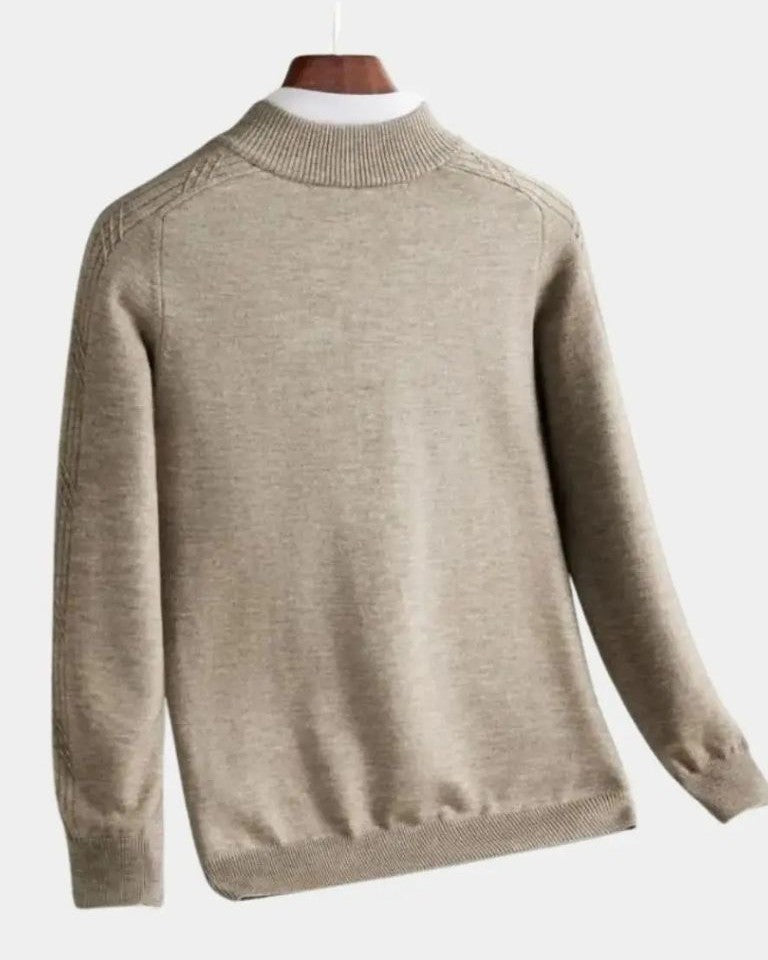 Vilhelm™ | Pull Basique avec Demi-Zip