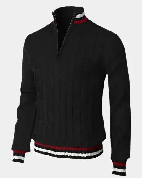 William™ | Pull Basique à Col Montant