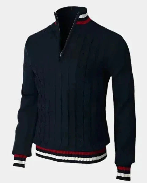 William™ | Pull Basique à Col Montant
