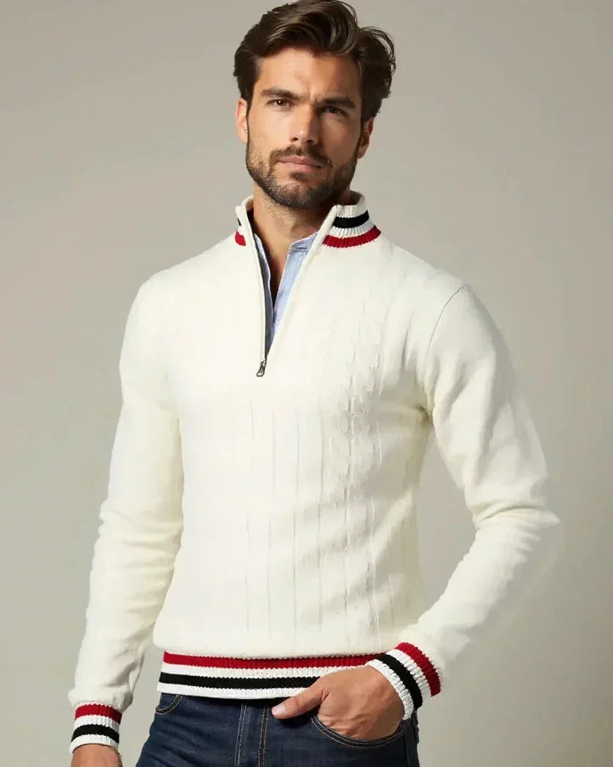 William™ | Pull Basique à Col Montant