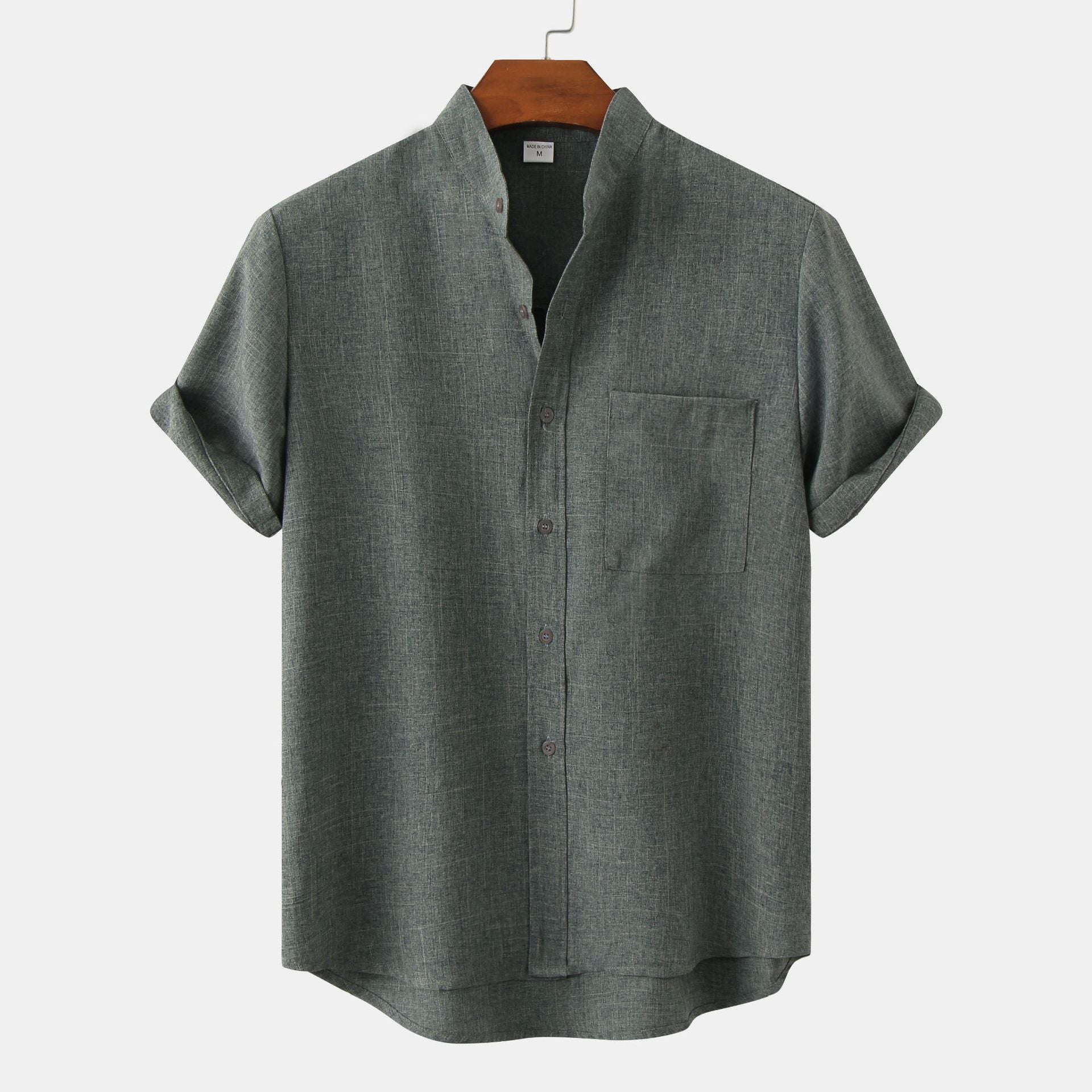 Cazel | Chemise en coton unie avec boutons