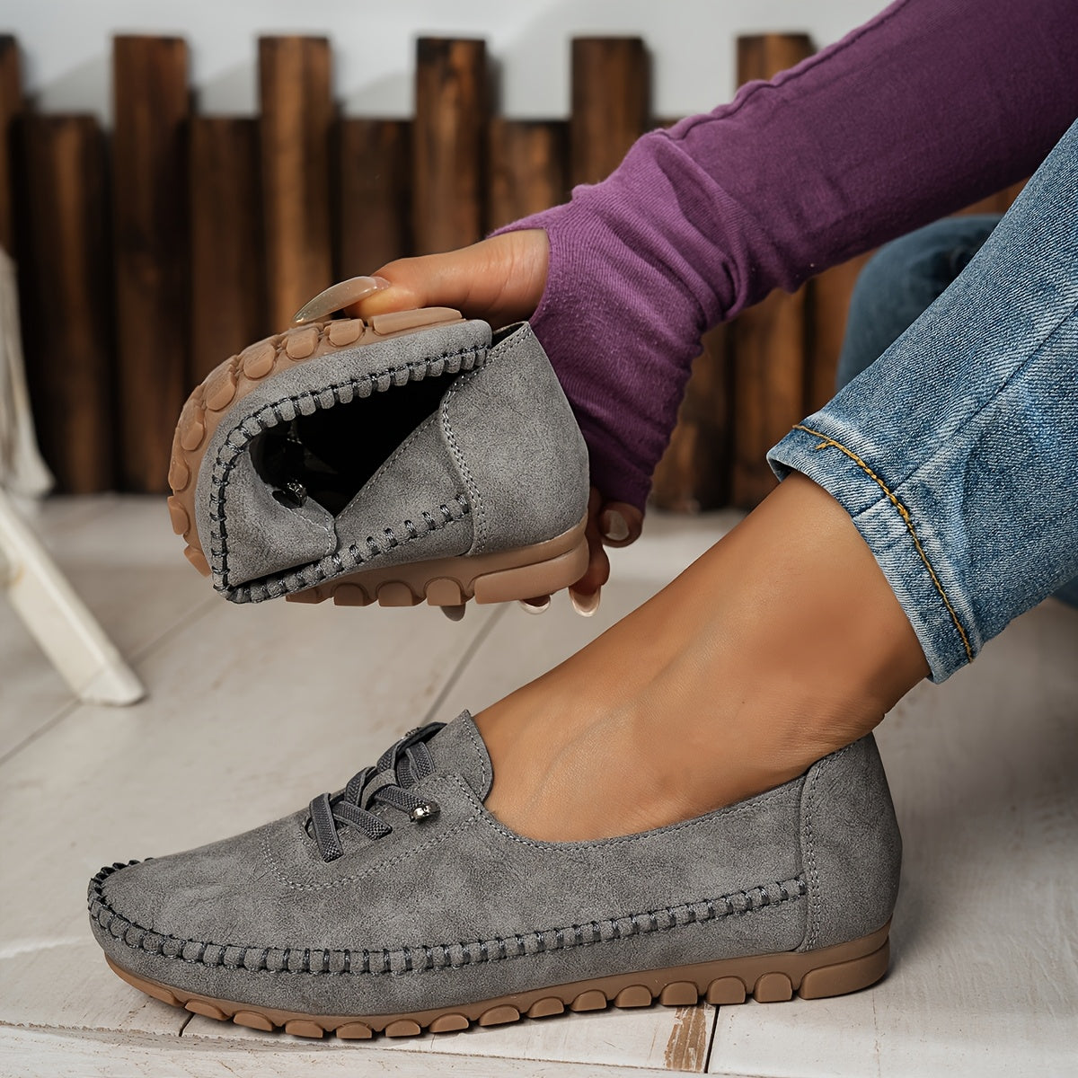 Orthelia™ – Mocassins souples à soutien intégral pour pieds sensibles