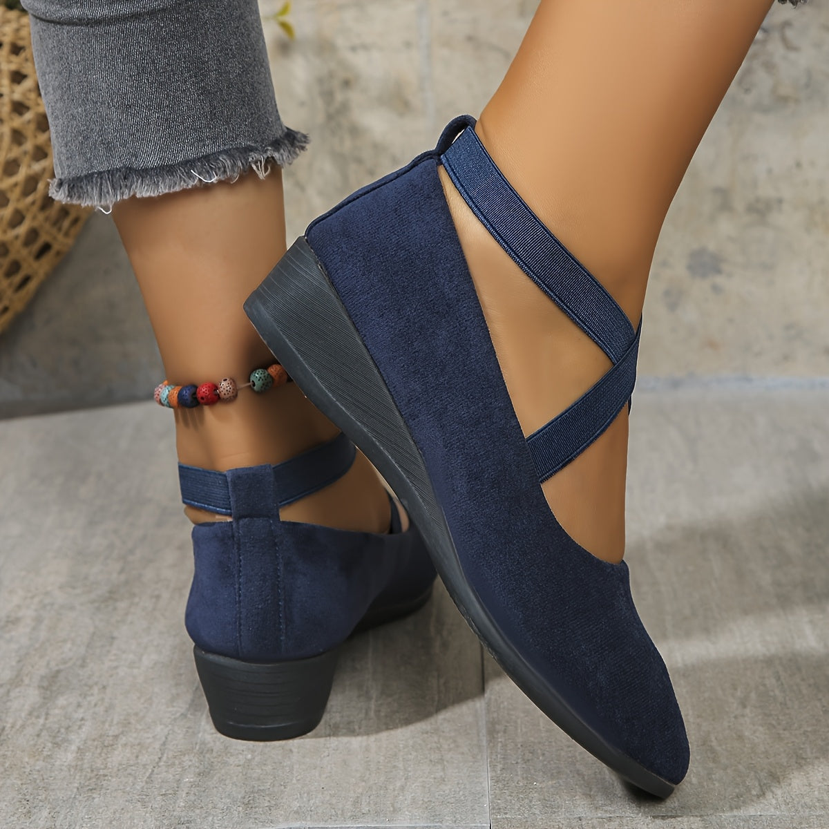 Élise® – Ballerines à brides croisées pour un confort raffiné