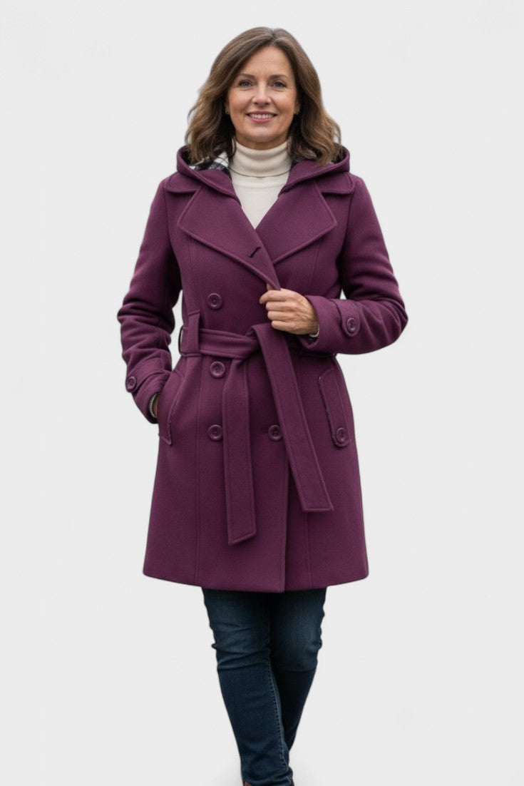 Leona™ | Manteau élégant à double boutonnage
