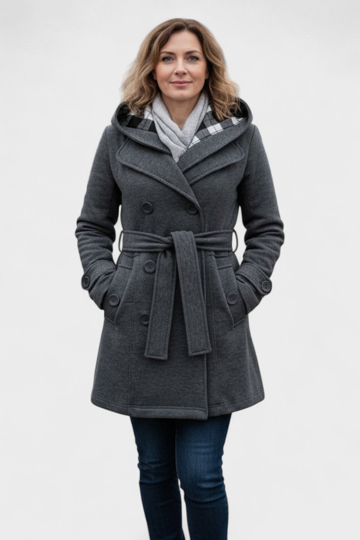 Leona™ | Manteau élégant à double boutonnage