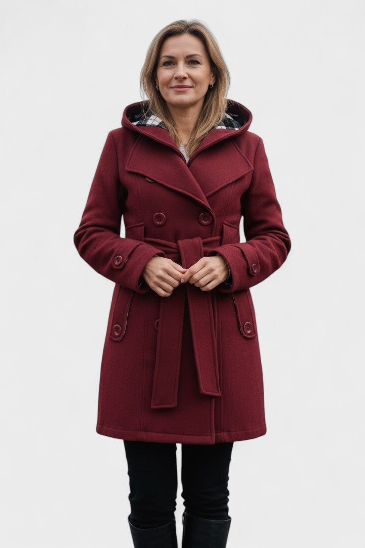 Leona™ | Manteau élégant à double boutonnage