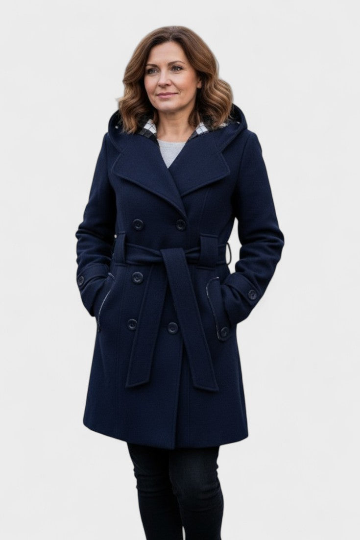 Leona™ | Manteau élégant à double boutonnage